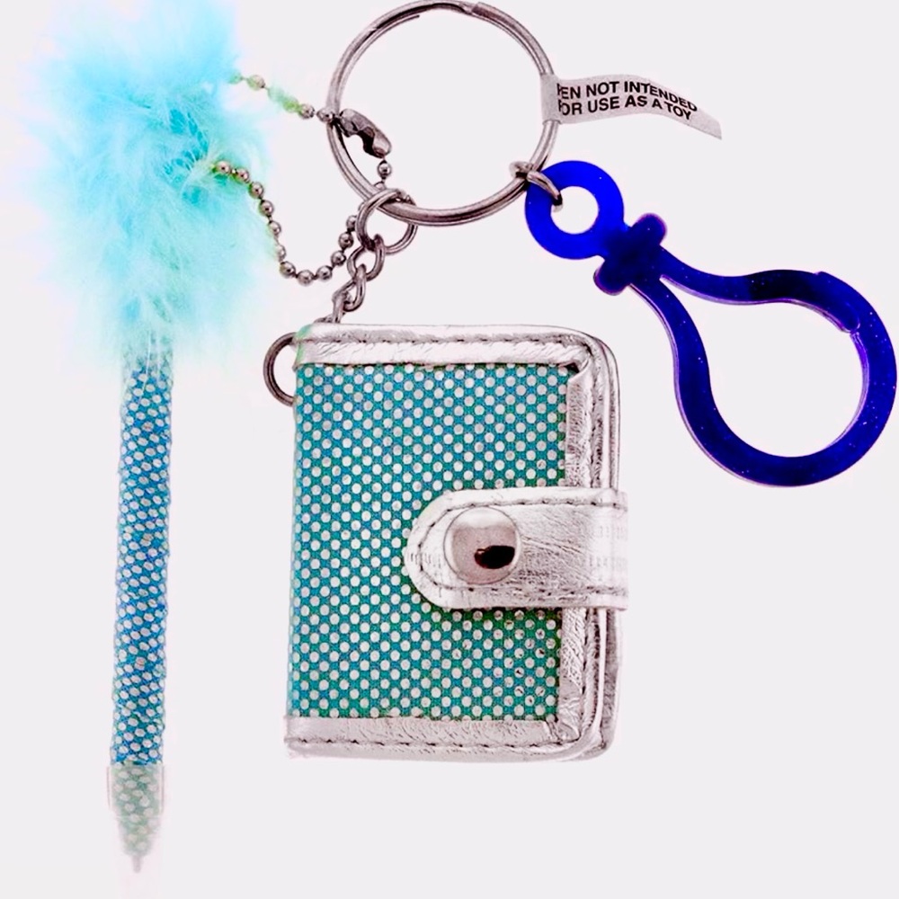NWT Purse Charm, Pen & Notepad